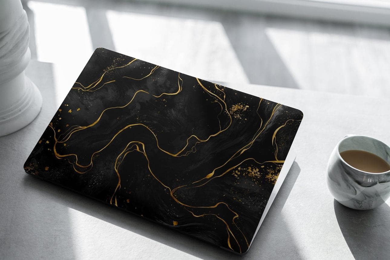 Custom STUN-FI skin applied to a laptop